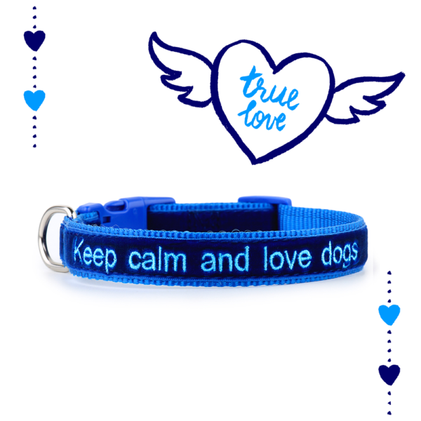 Collare ZUKY Keep calm and love dogs